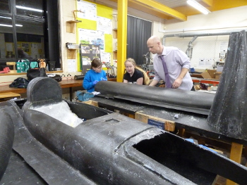 Cleaning Carbon Fibre Underside 31.01.17