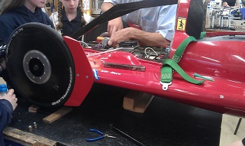 Dylan pre race checks 350